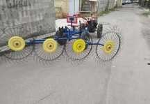 Grebla soare cu 4 sori pentru motocultor sau tractoras