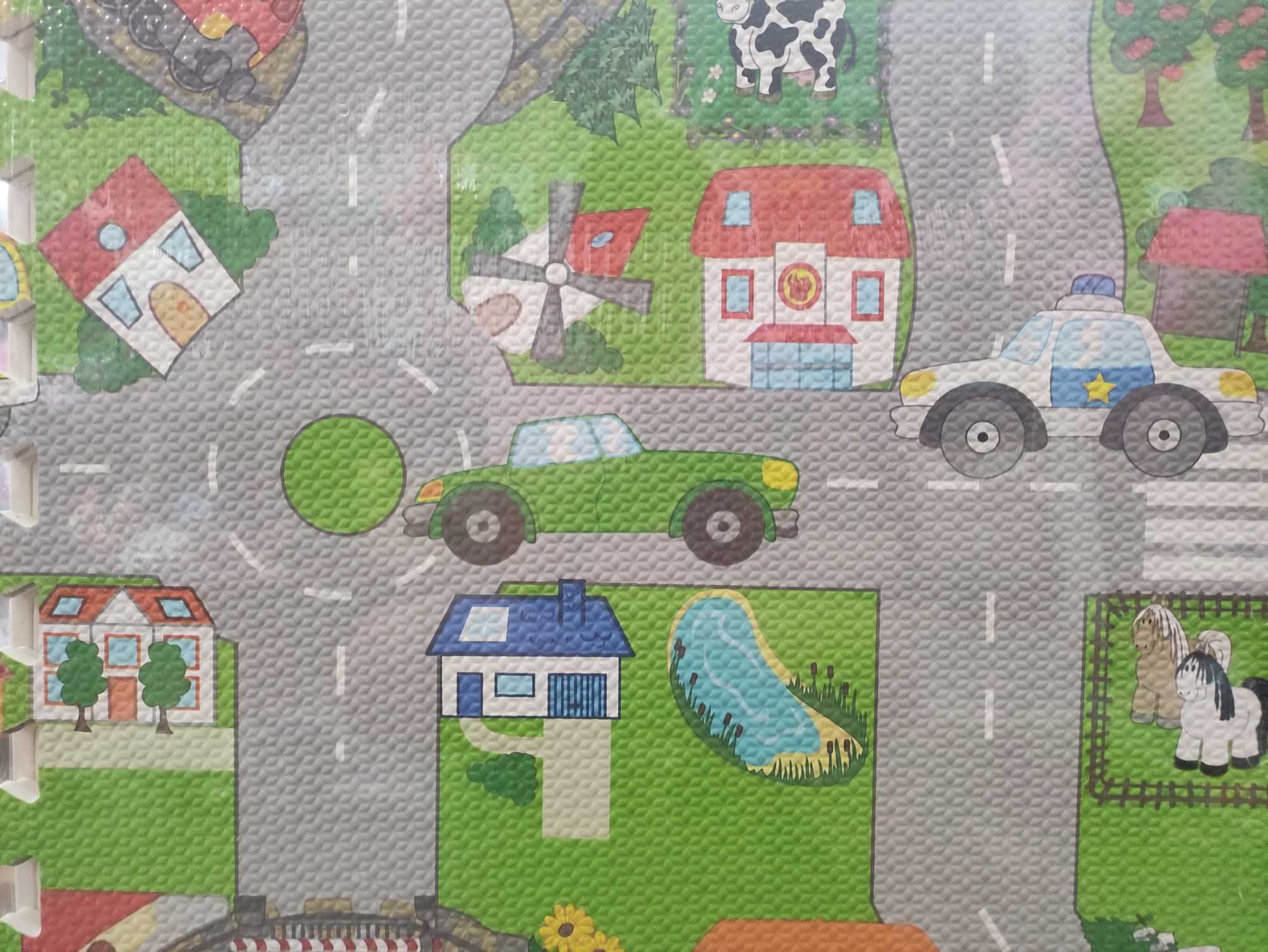 Covor puzzle spuma