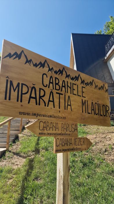 Cabane la marginea pădurii