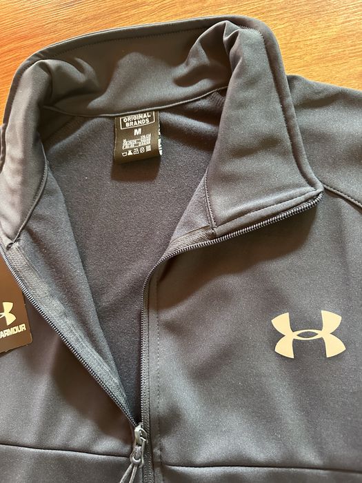 Мъжки,полиамиден,тъмно син екип Under Armour,с лека топла подплата