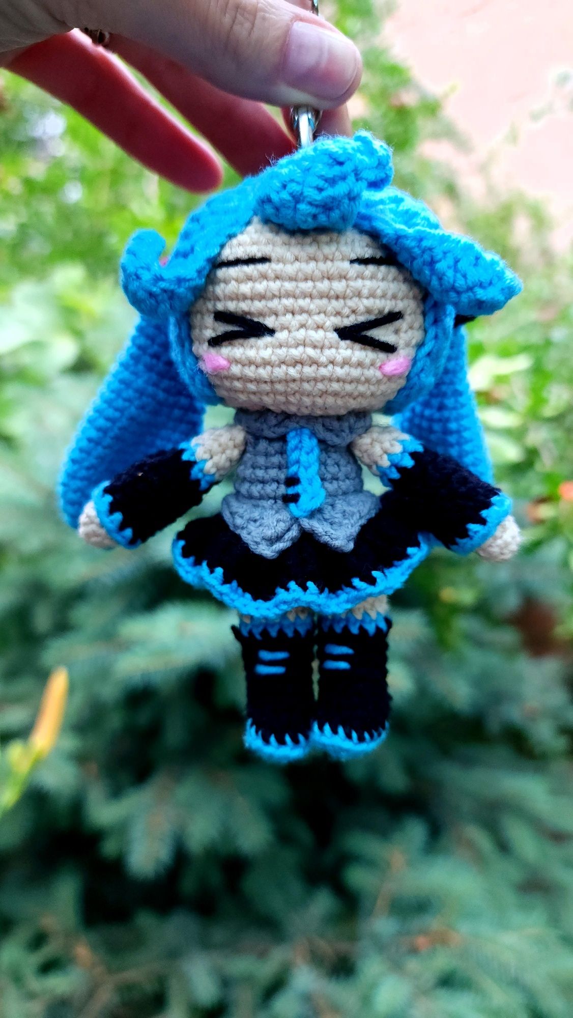 HATSUNE MIKU Хацуне Мику вязаные игрушки