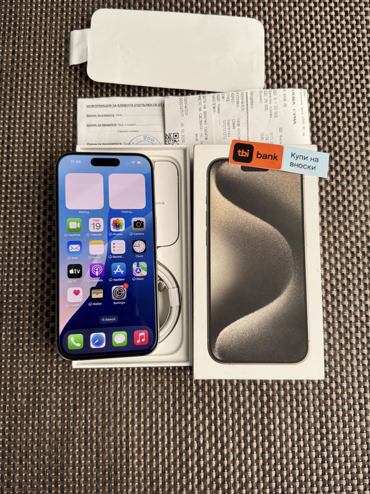 Нов•iPhone 15 Pro 128GB*ЛИЗИНГ 60лв/м айфон 15 про 128