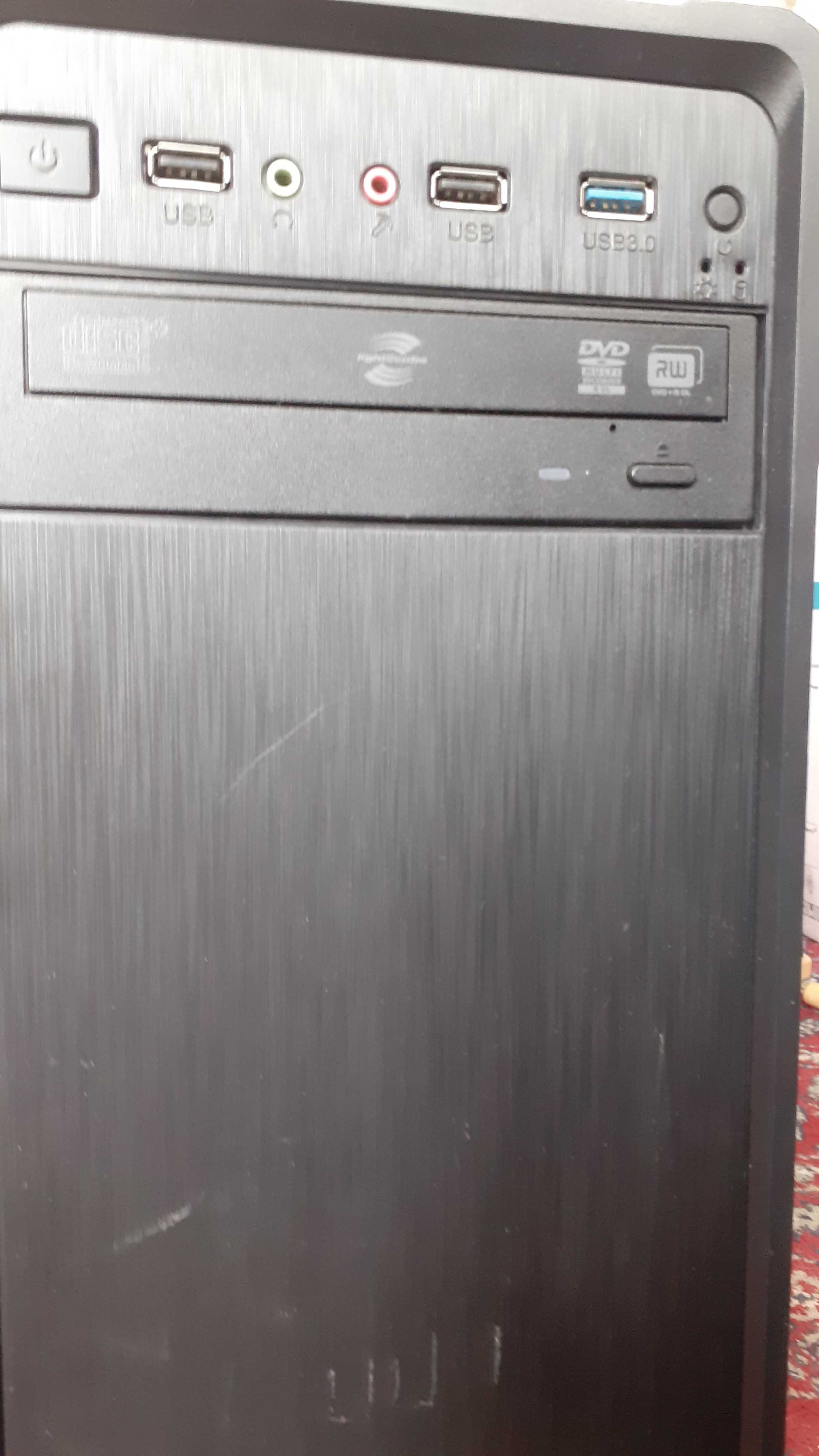 Компютър от части ъпгрейд. I3-6100+16GB ram+1GB GDDR5  и др.