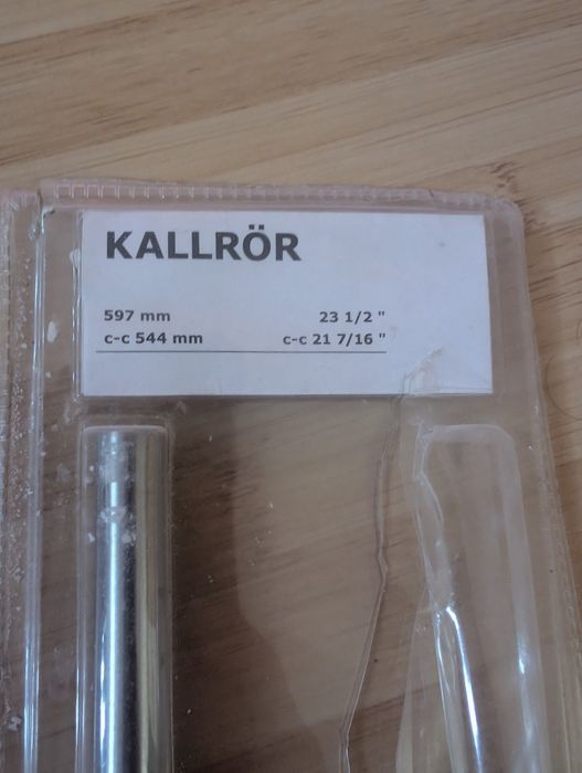Mâner inox de dulap ikea