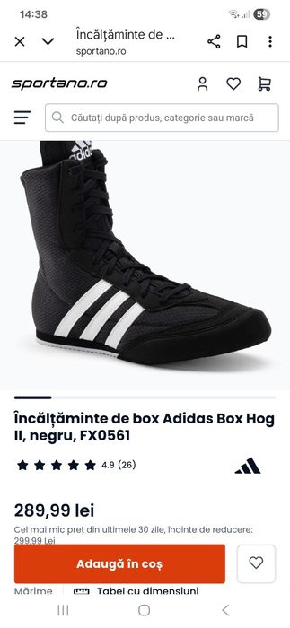 Ghete box Adidas