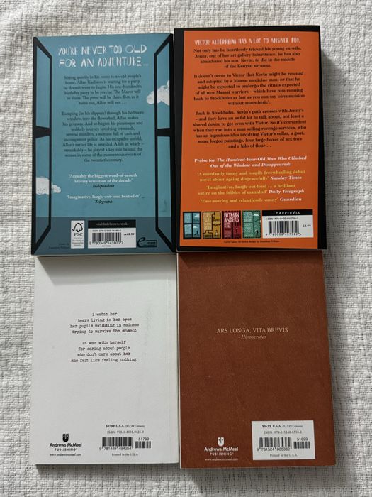 r.h. Sin, Jonas Jonasson книги на английски език