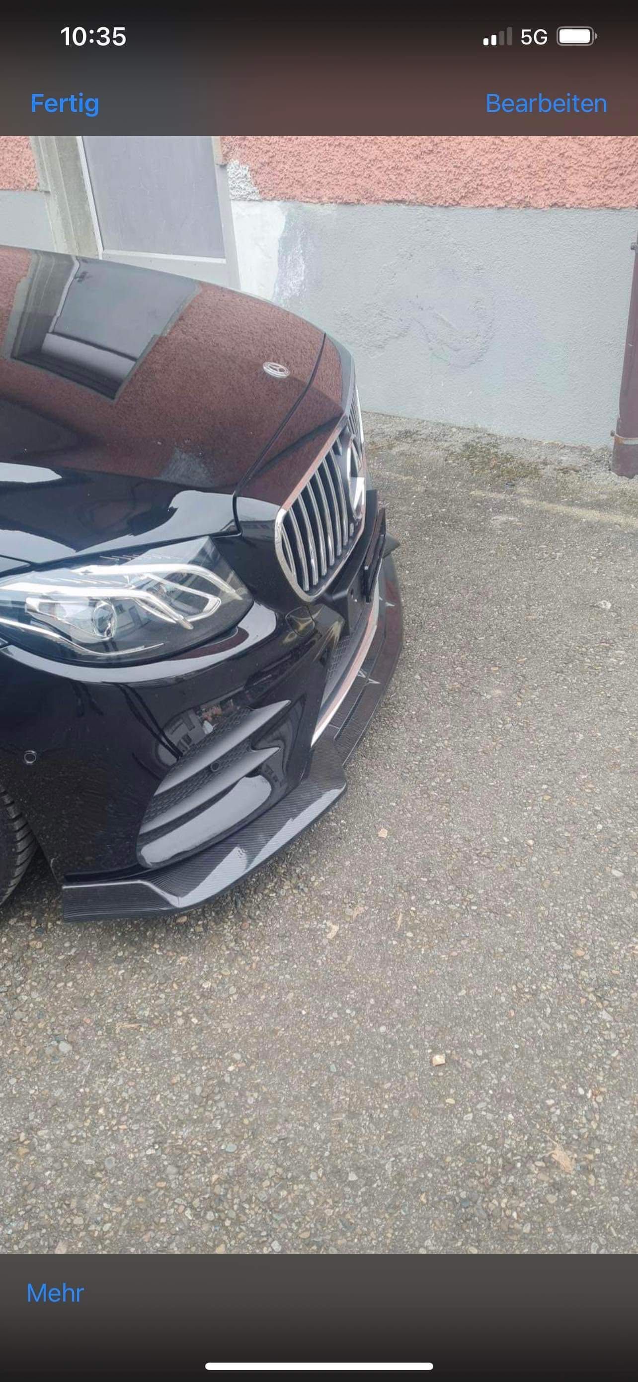 Mercedes  E  213 декоративна решетка в предна броня 360 лв