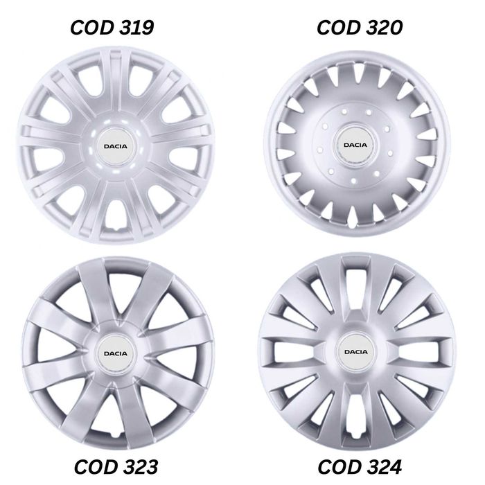 Capace roti R15 Dacia diverse modele, pentru jante de tabla