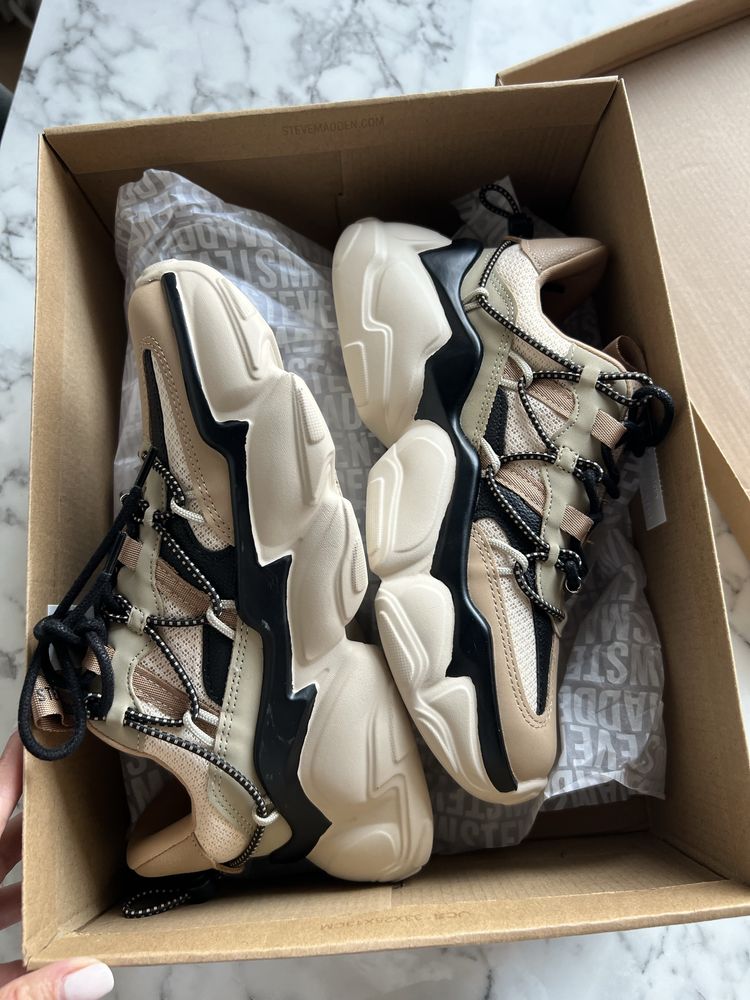 Steve Madden pantofi sport cu aspect masiv si plasa Spectator