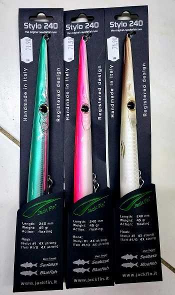 Воблер слайдер Jack Fin STYLO 150мм, 175мм, 210мм ,225мм,240мм