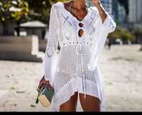 Продаюновую  пляжную вязаную пляжное платье