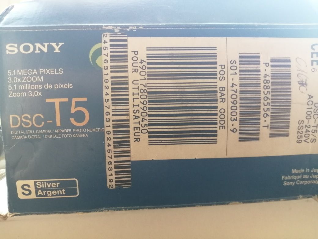 Sony Dsc T5 cutie completa