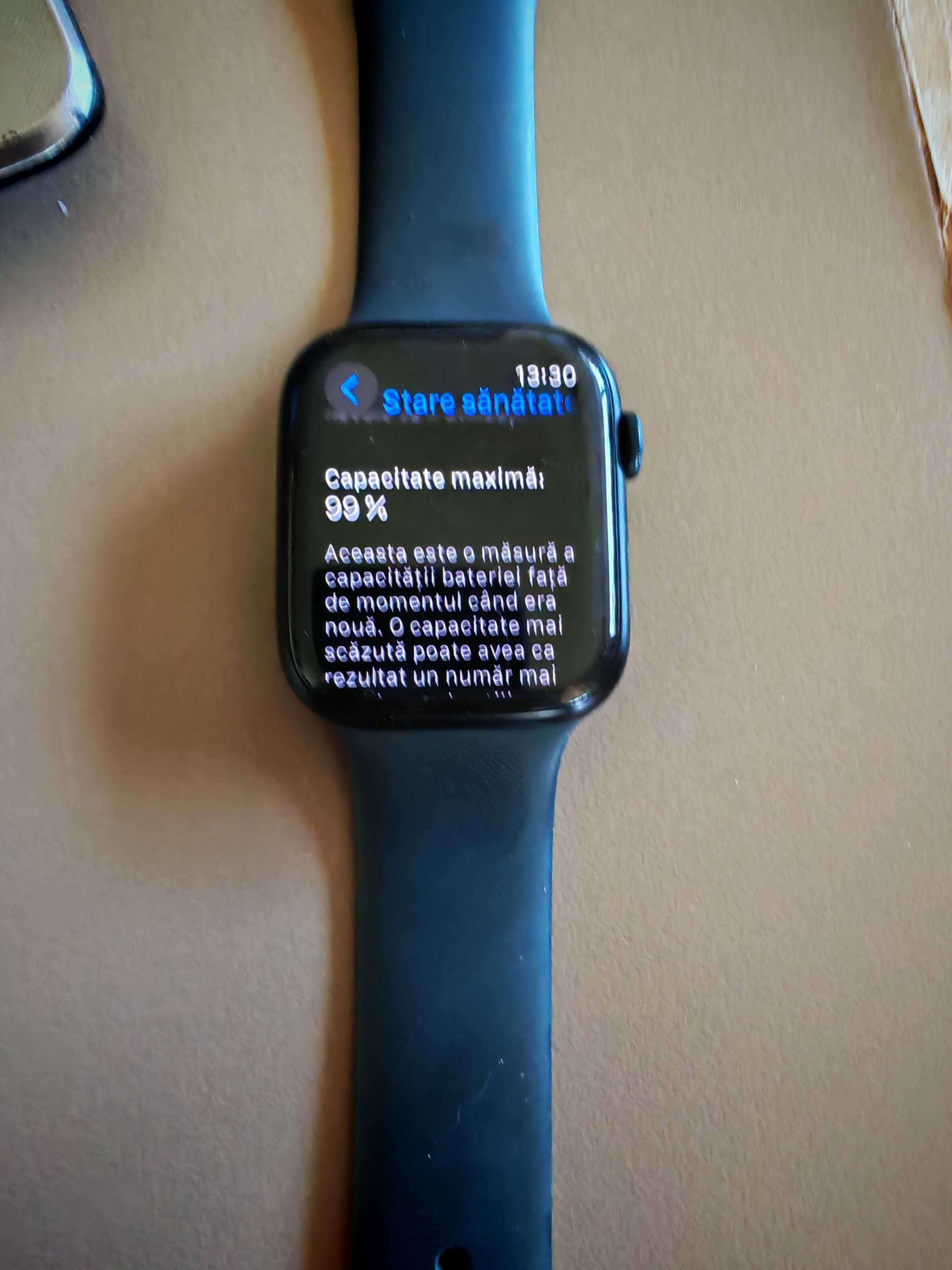 Apple Watch Seria 9 45 mm Negru,garantie Altex