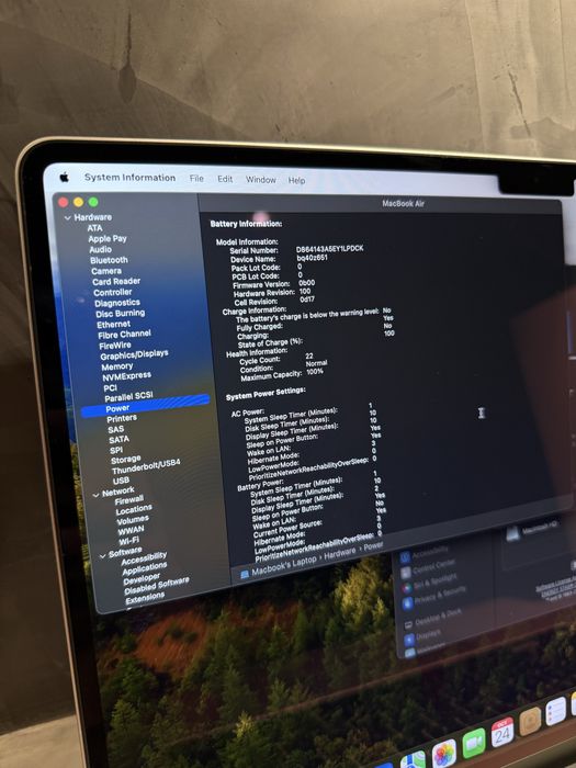 КАТО ЧИСТО НОВ Macbook Air M3 15.3"