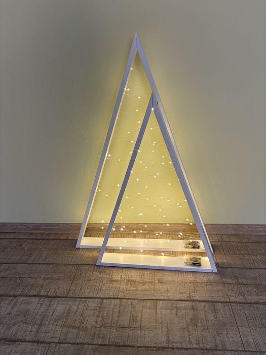 Brazi ornamentali luminoși LED(Set brad mediu + mare)