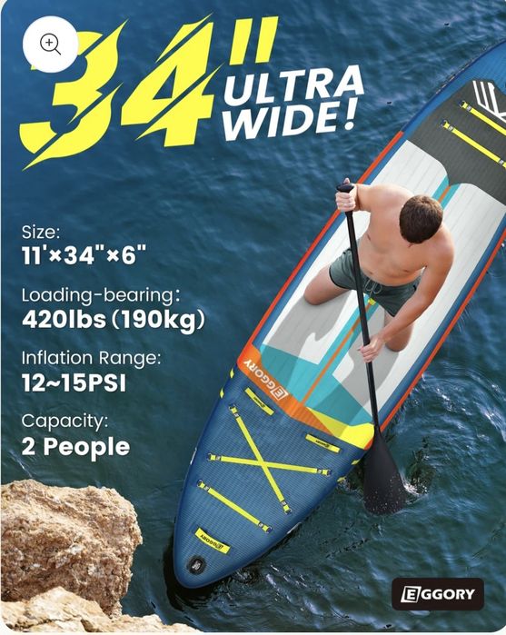 Placa Stand up paddle SUP- cadoul perfect de Craciun