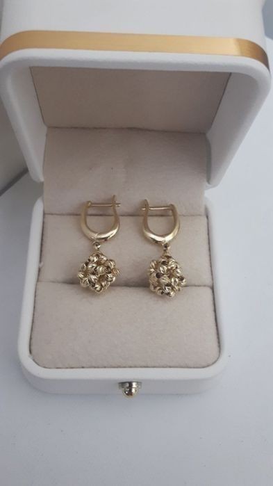 серьги золото ссср завод 583-проба цена указано за грам.