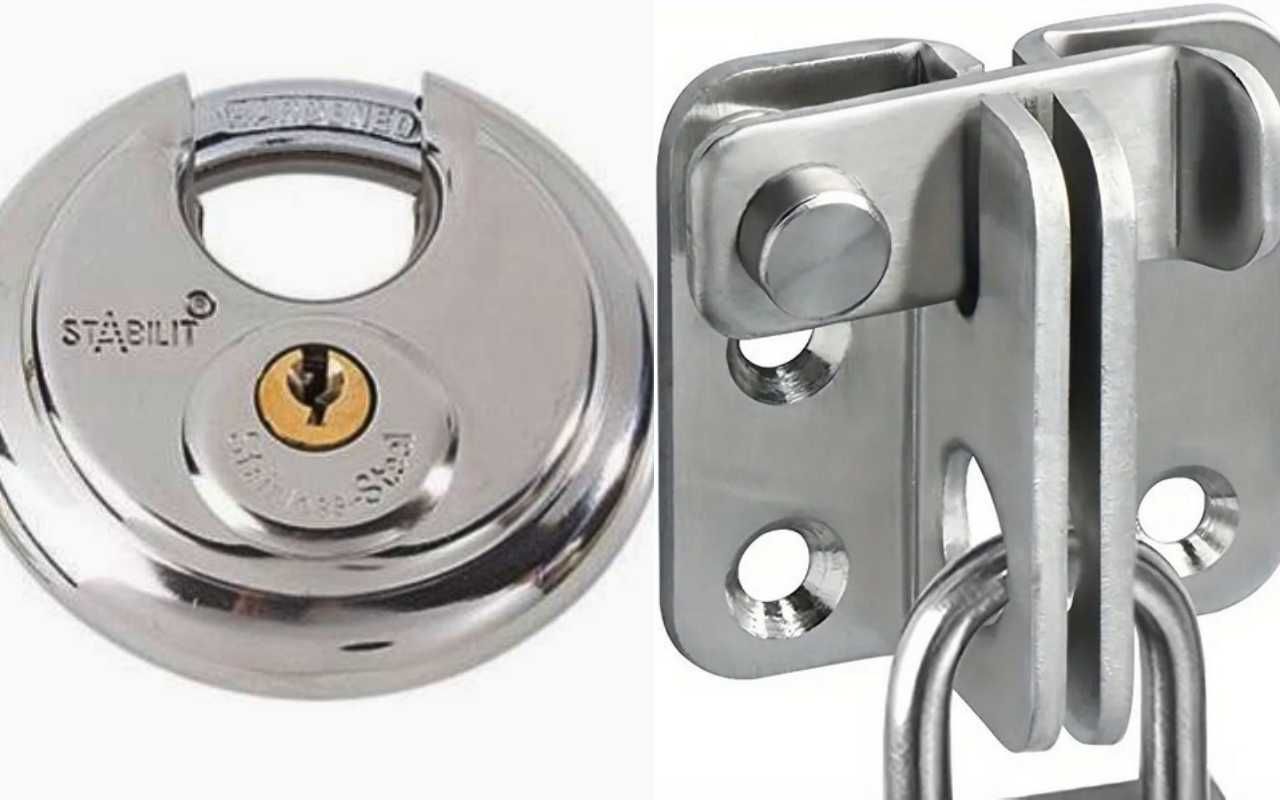 Катинар дисков inox, Планки за катинар