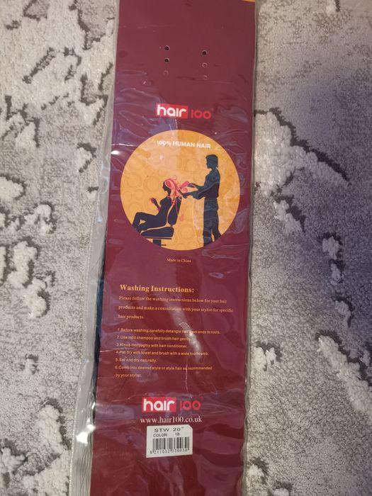 Екстеншъни за коса 100% Естествен