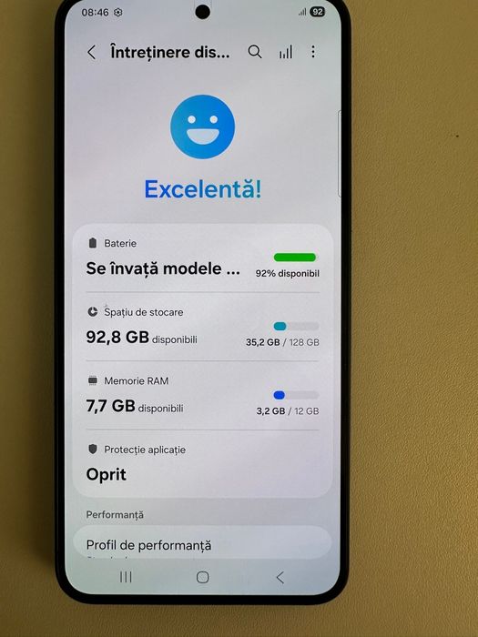 Telefon SAMSUNG S25 17incarcari ca nou! predare persoana Adj