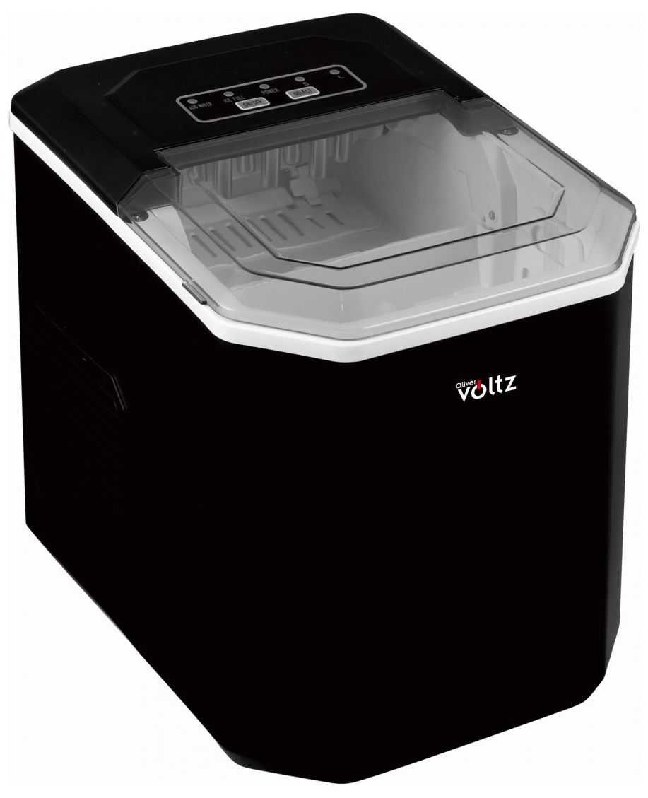 Ледогенератор Oliver Voltz OV 120W 12кг./24ч., 1.3л., Черен/Бял/Инокс