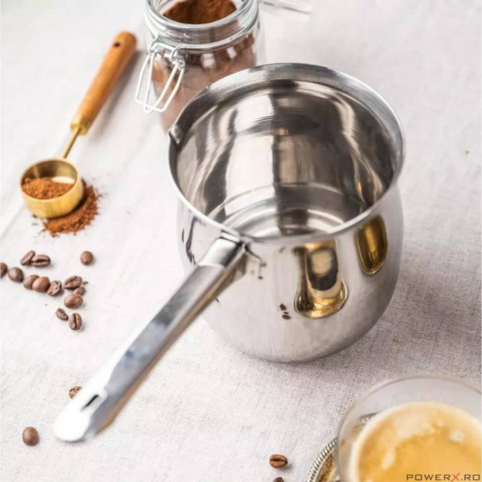 Ibric pentru cafea si ceai, din inox, 0.7L, Kinghoff