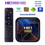 Тв Бокс HK1 RBOX K8S Андроид 13 TV BOX RK3528 2.4G 5G WIFI BT5.0 8K