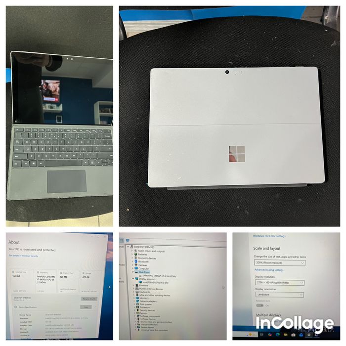 Vand microsoft surface pro 4 i7 6520u 16gb ssd 512gb