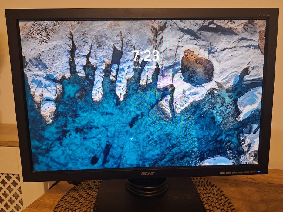 Monitor Acer V203W, Wide, negru, 20"