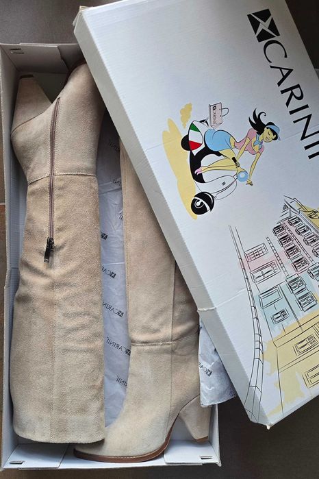 Cizme Carinii piele intoarsa NOI