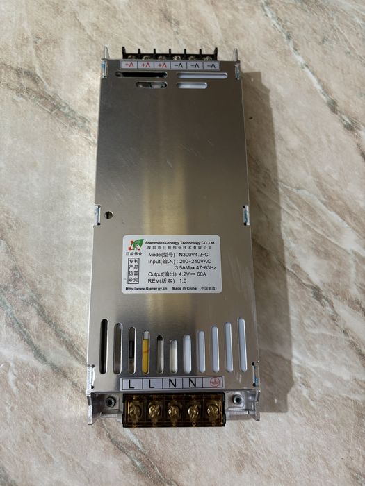 Блок питания 4.2V 60A