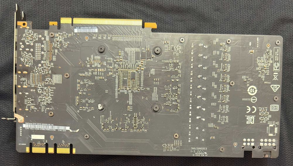 ТОП състояние Видео карта MSI GeForce GTX 1070 ARMOR 8G OC GDDR5