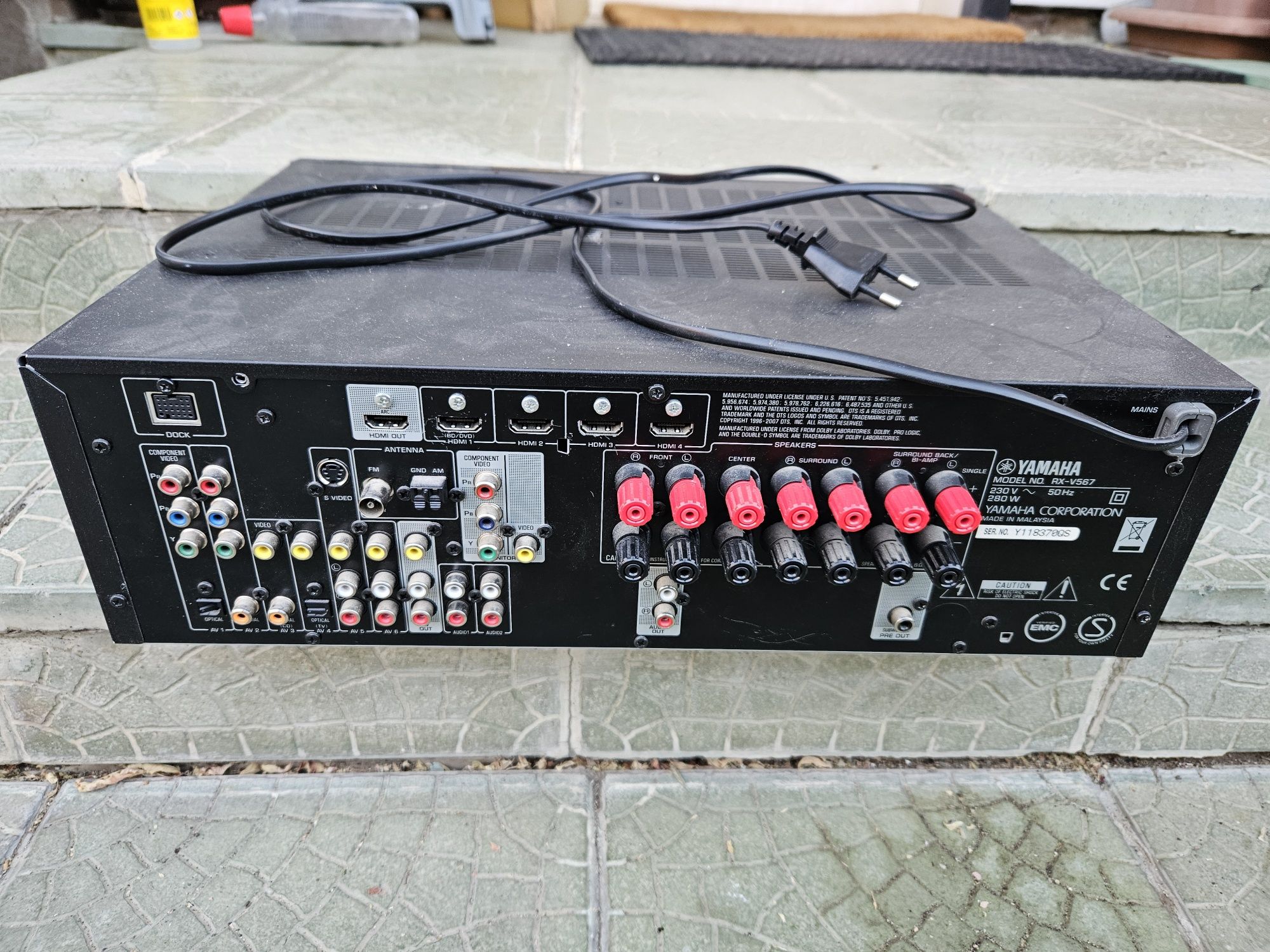 Ресивър Yamaha RX-V567 проблем с hdmi
