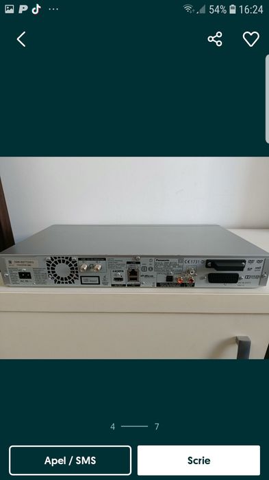 Vând Bluray recorder și receptor/decodor/ receiver