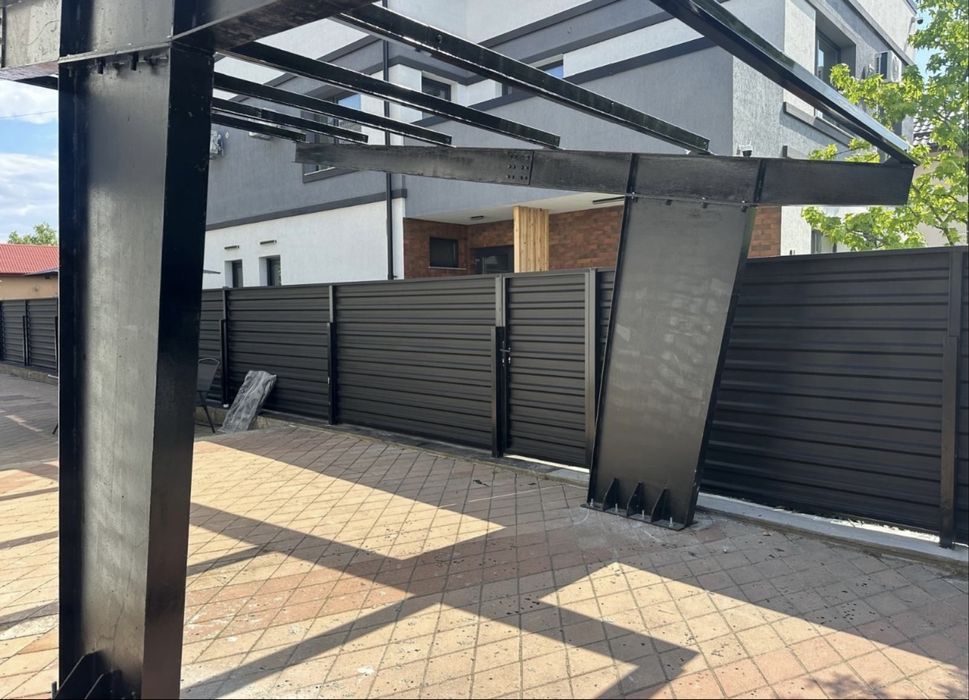 Carport metalic copertina auto