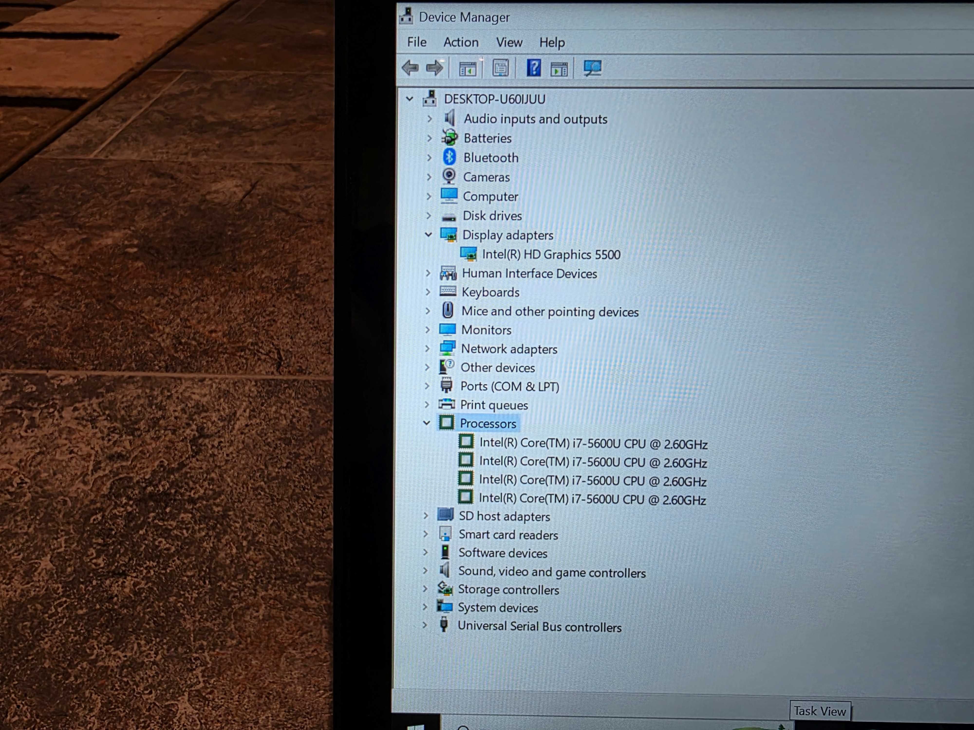 Dell E7450-i7~5600U-8GB-250GB SSD-14"FHD Touch-Intel HD5500~4GB-NFC