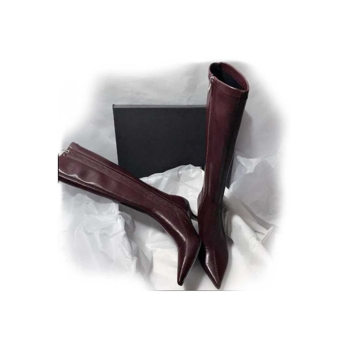 Сапоги демисезонные элегантные 38 р-р, новые, кожзам, весна осень