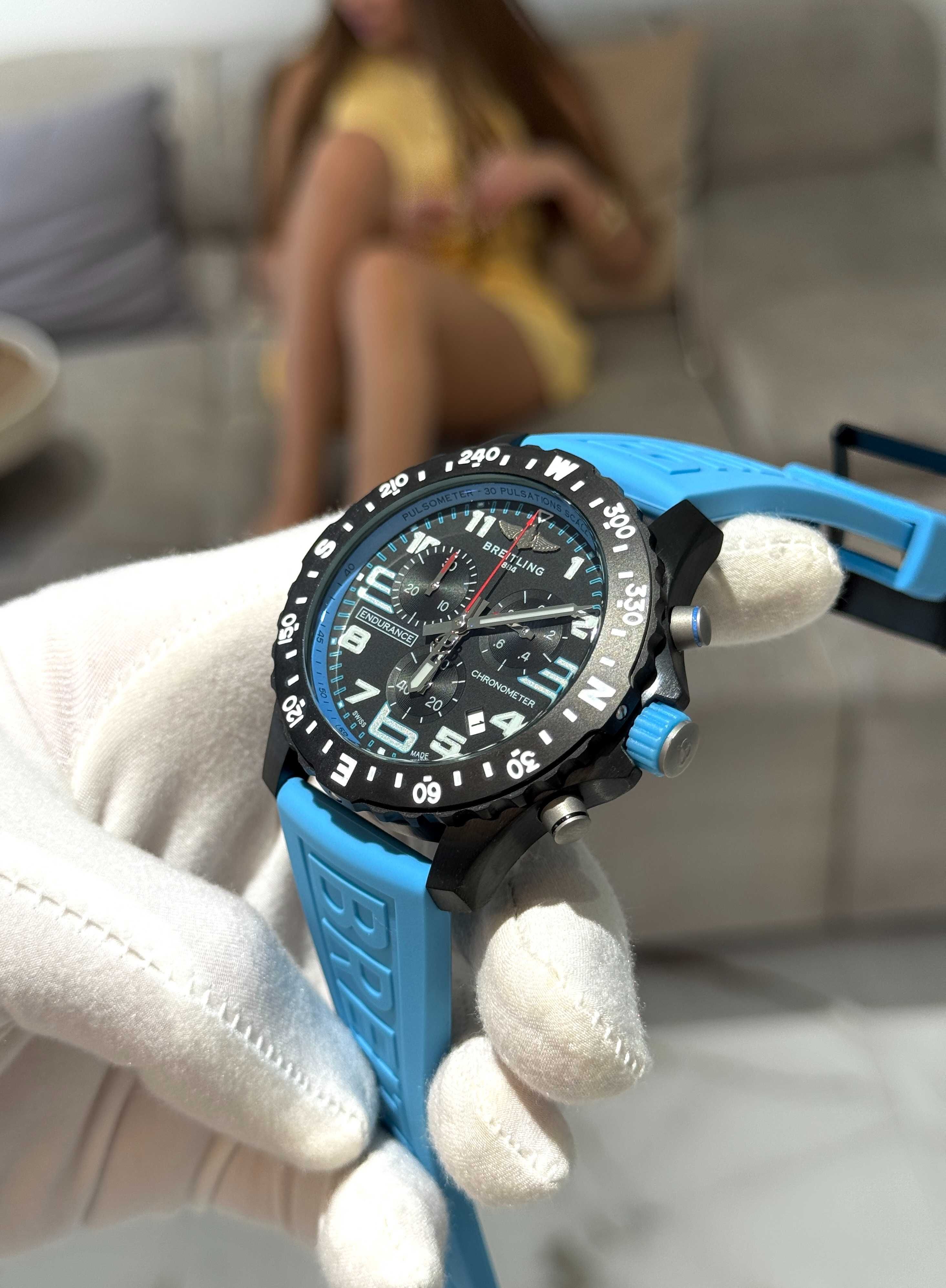 Breitling endurance pro black blue 44
