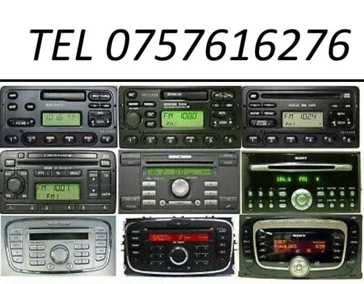 Decodare cod casetofoane FORD Navigatii Ford 6000 decodez Focus Mondeo