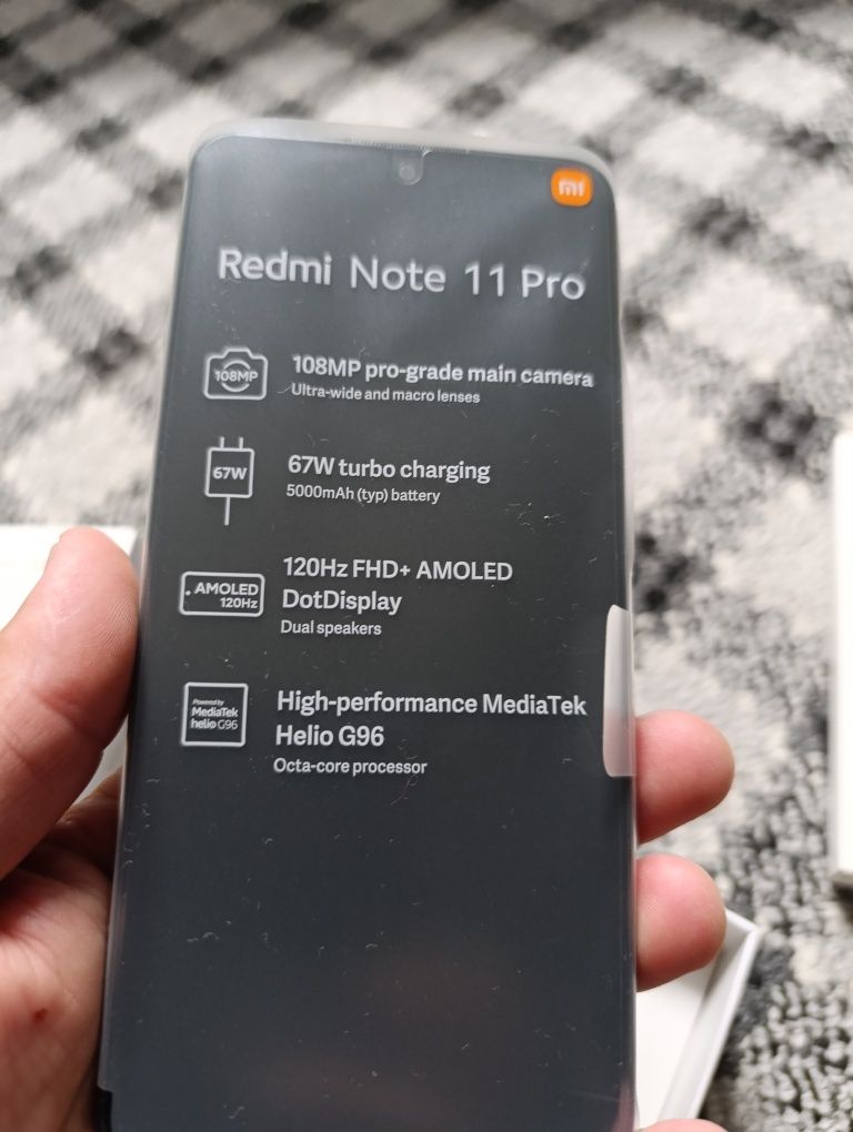 Редми нот 11 про 6GB RAM 64 GB ROMсотилади