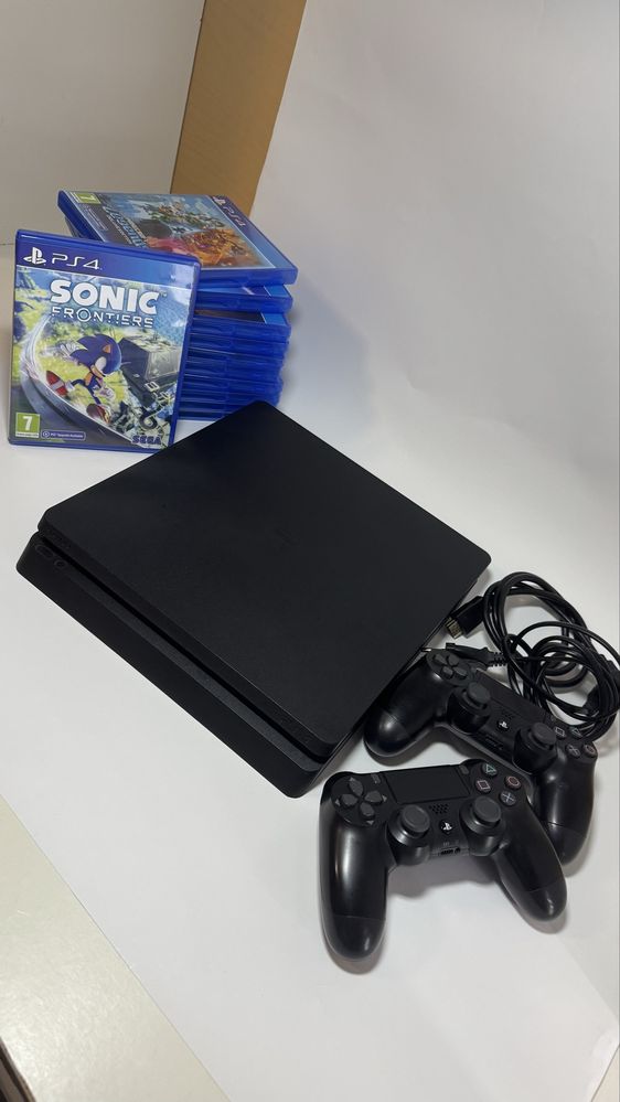 Sony PlayStation 4 Slim 500GB + 16 игри