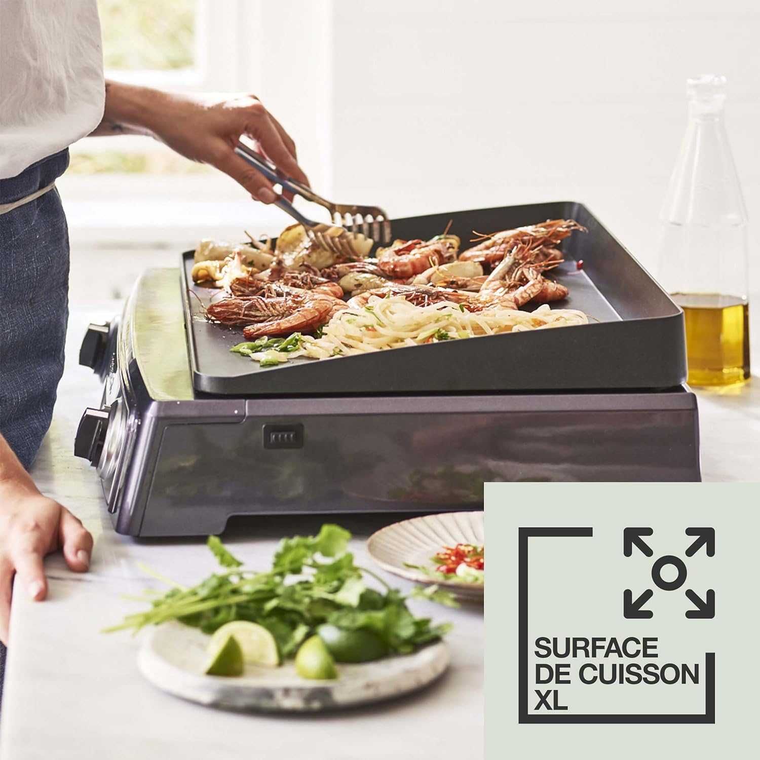 Скара Грил плоча Планча Барбекю Cuisinart Plancha Elite Grill 2200 W