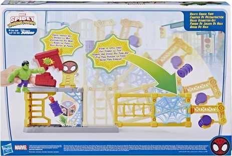 Спайдърмен Spidey Кулата на Спайди с фигурка на Хълк Marvel