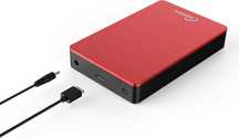 Hard disk extern portabil,SONNICS ,4TB,rosu,sigilat