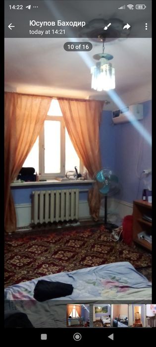 1 хонали квартира сотилади