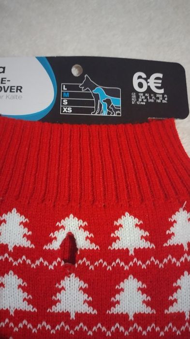 Коледни дрехи за кучета и купички