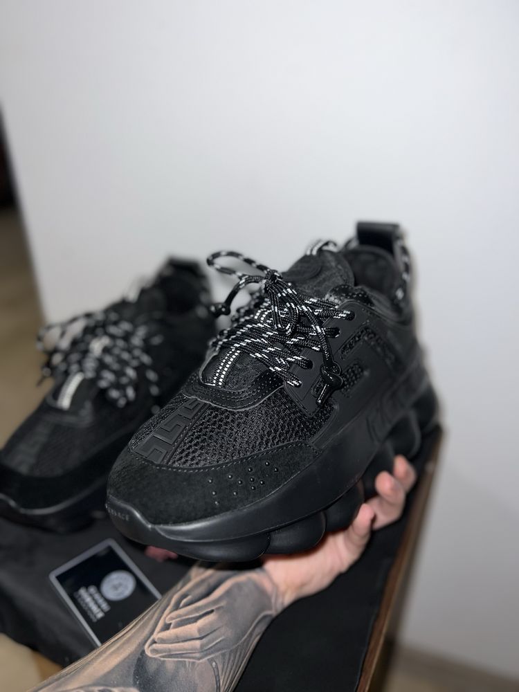 Adidasi Versace chain reaction black 40,41,42,43,44