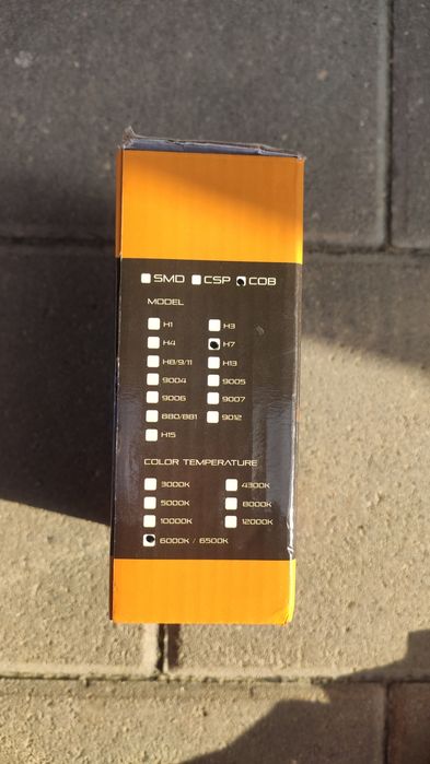 Vand bec led H7 6500k