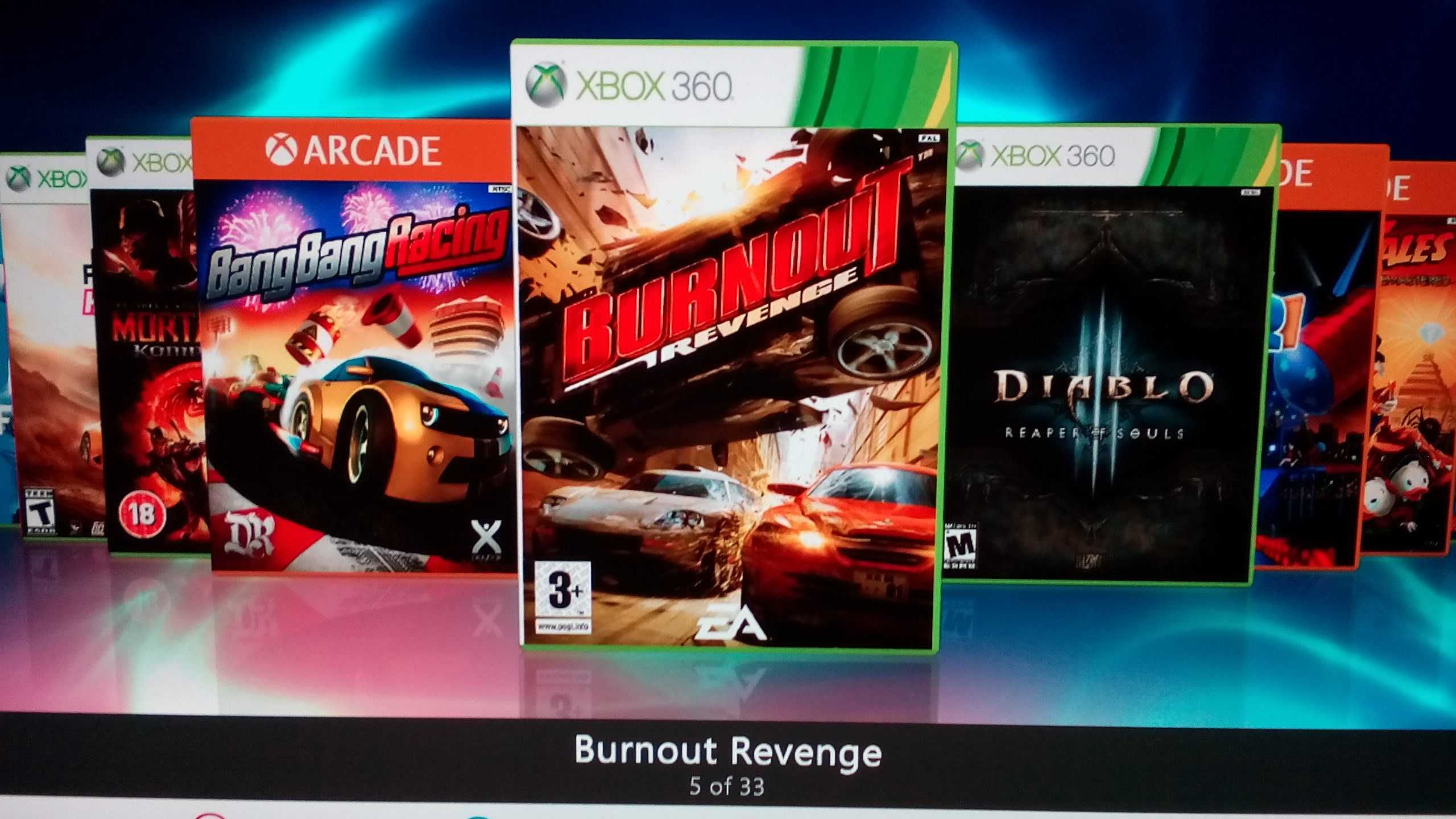 Конзола Xbox 360 в перфектно състояние. 120 GB хард диск с игри