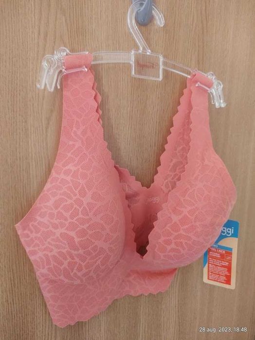 Sutien 'Zero Feel 2.0'SLOGGI portocaliu/albastru,(Super Ofertă).